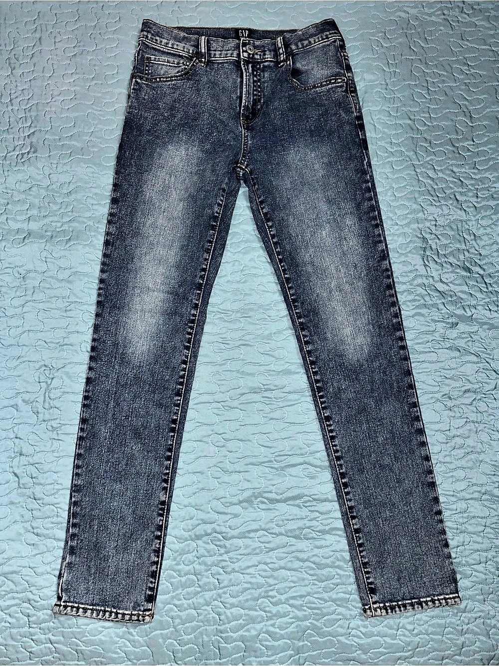 GAP Slim Stretch Skinny Jeans Girls or Boys Size 18 Blue